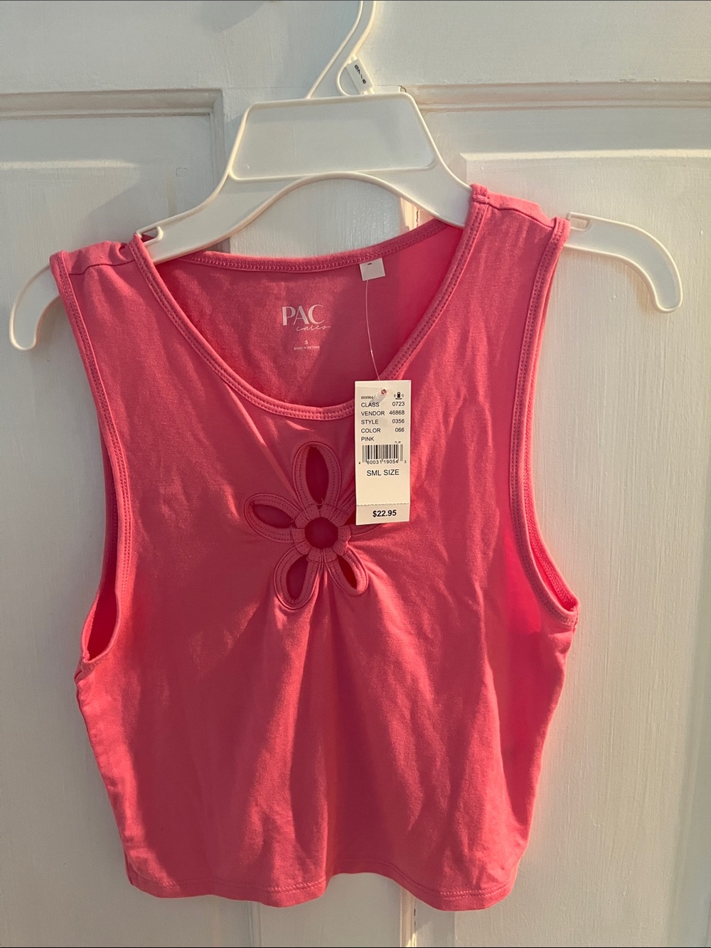 PacSun Pink Floral Cutout Tank New with Tags